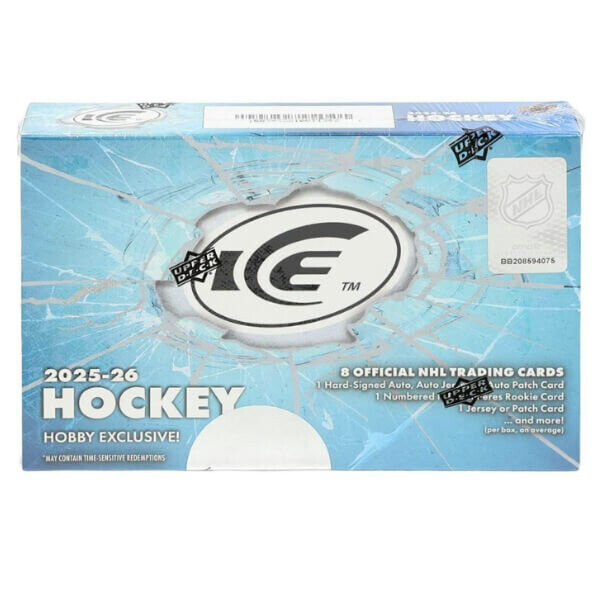 Upper Deck 2025–2026 Upper Deck Ice Hockey Hobby Box – hokejové karty NHL