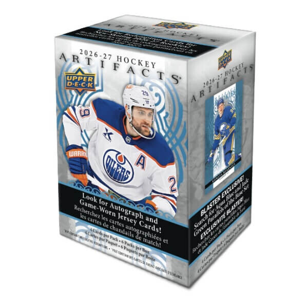 Upper Deck 2026–2027 Upper Deck Artifacts Hockey Blaster Box – hokejové karty NHL