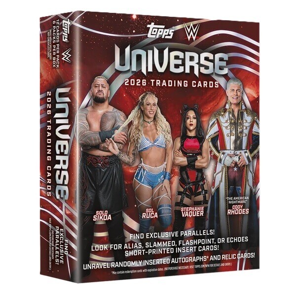 Topps 2026 Topps Universe Wrestling WWE Mega Box