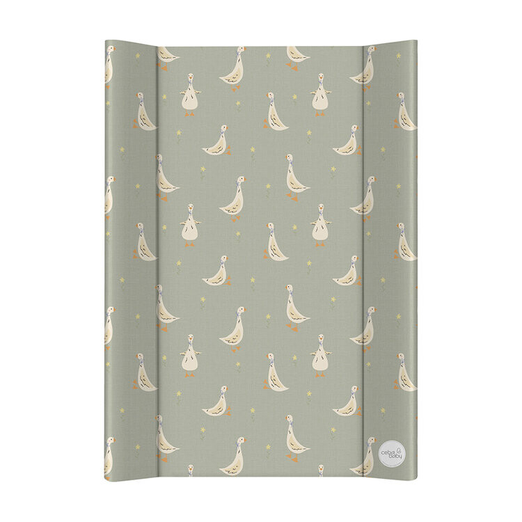 CEBA BABY Podložka prebaľovacia 2-hranná s pevnou doskou (50x70) Ultra Light Little Ducks