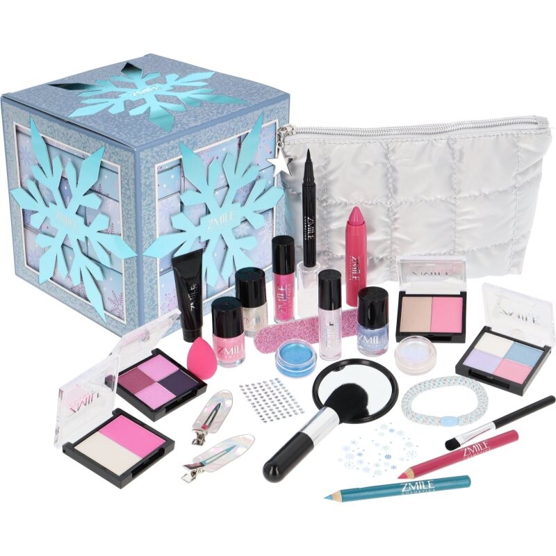 ZMILE COSMETICS Snowflake Puzzle adventný kalendár Ice Blue