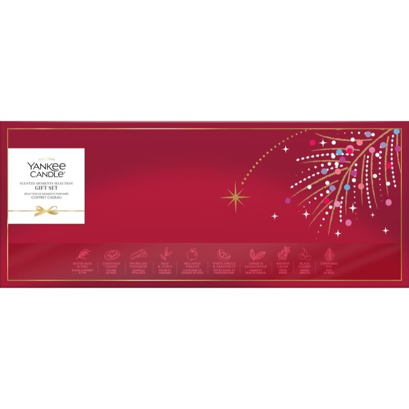 Yankee Candle Christmas Collection 2026 Scented Moments Selection vianočná darčeková sada 11 ks