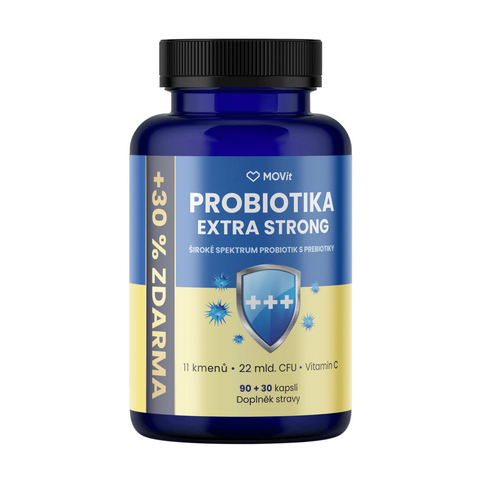 MOVIT ENERGY Probiotiká EXTRA STRONG 120 kapsúl