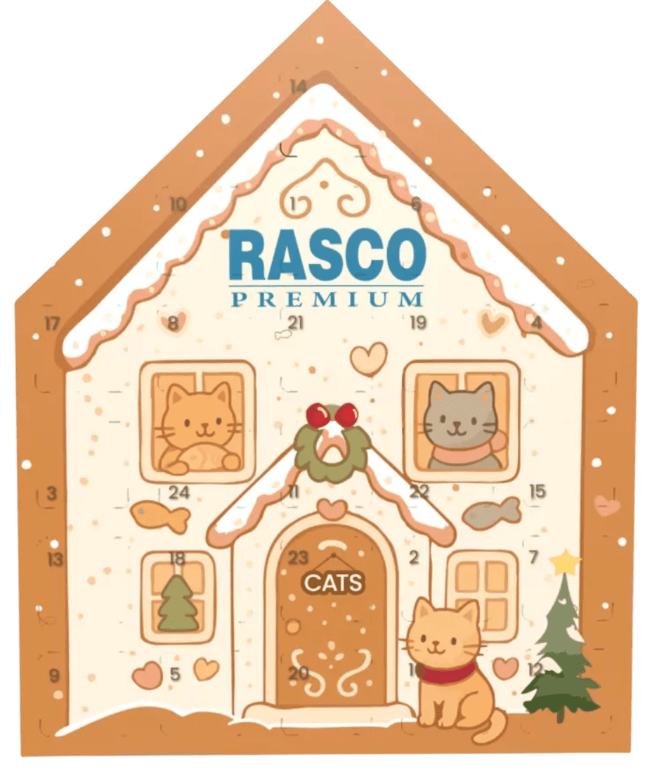 RASCO Adventný kalendár pre mačky 96 g