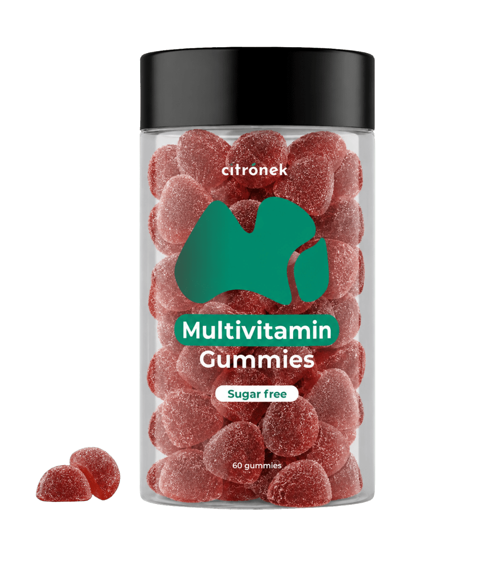CITRONEK Multivitamín Gummies - jahodová príchuť 60 ks