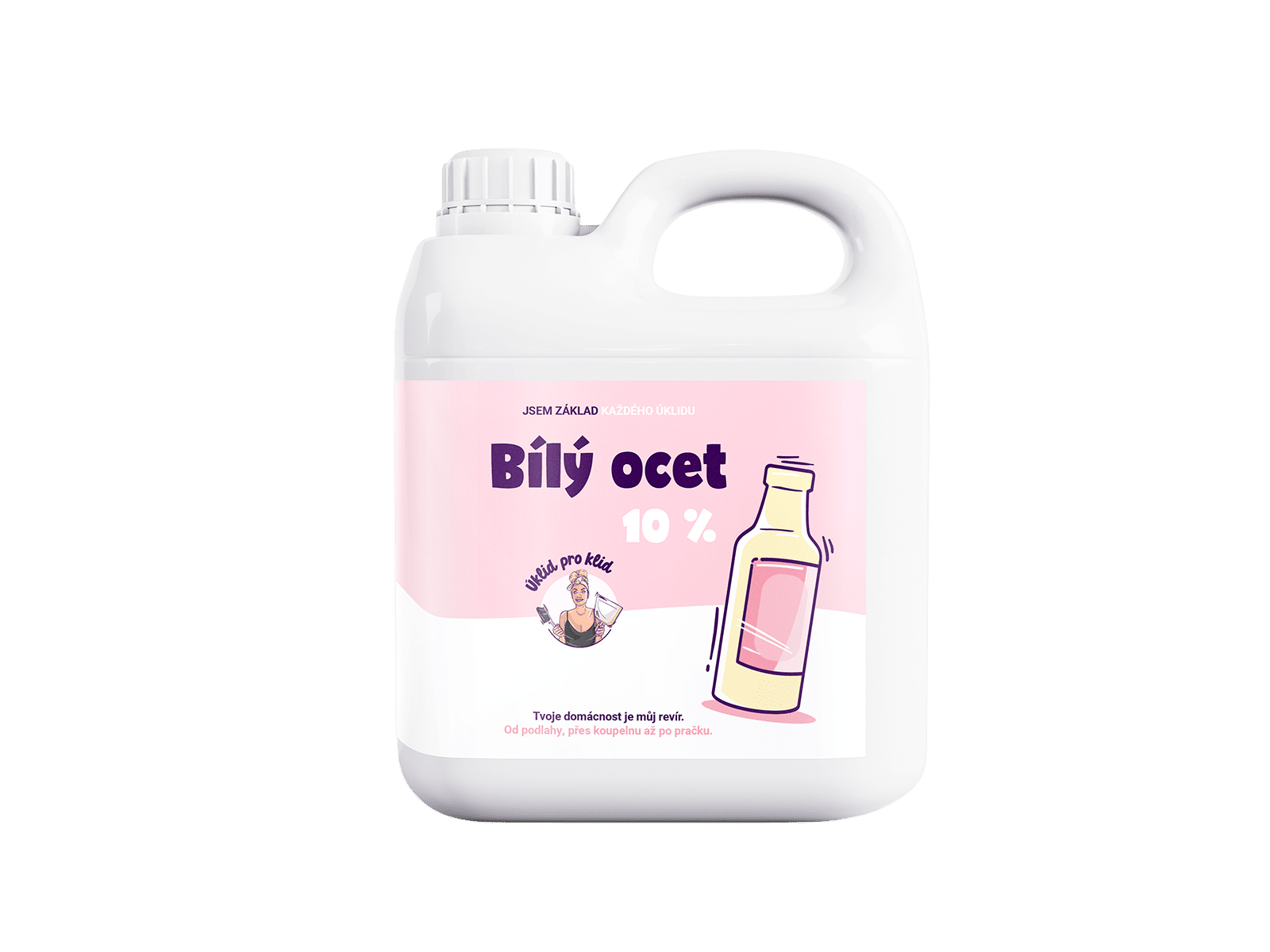 ÚKLID PRO KLID Biely ocot 10% 2 l