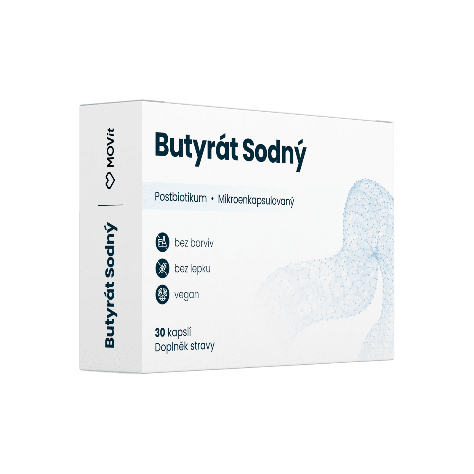 MOVIT ENERGY Postbiotikum Butyrát sodný 30 x 300 mg