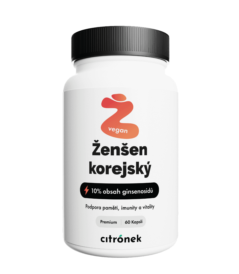 CITRONEK Kórejský ženšeň 60 kapsúl