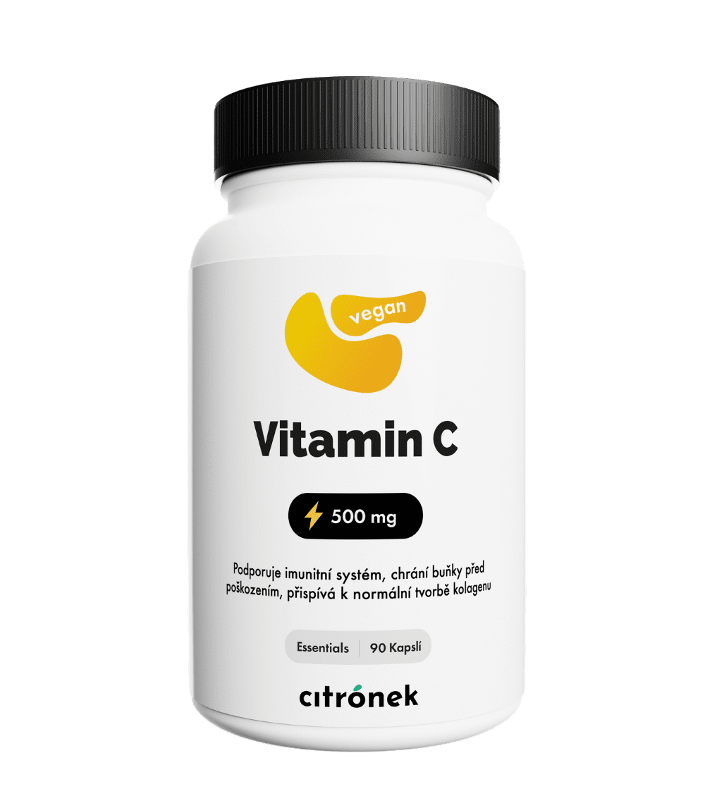 CITRONEK Vitamín C + extrakt zo šípok ruže vráskavej 90 kapsúl