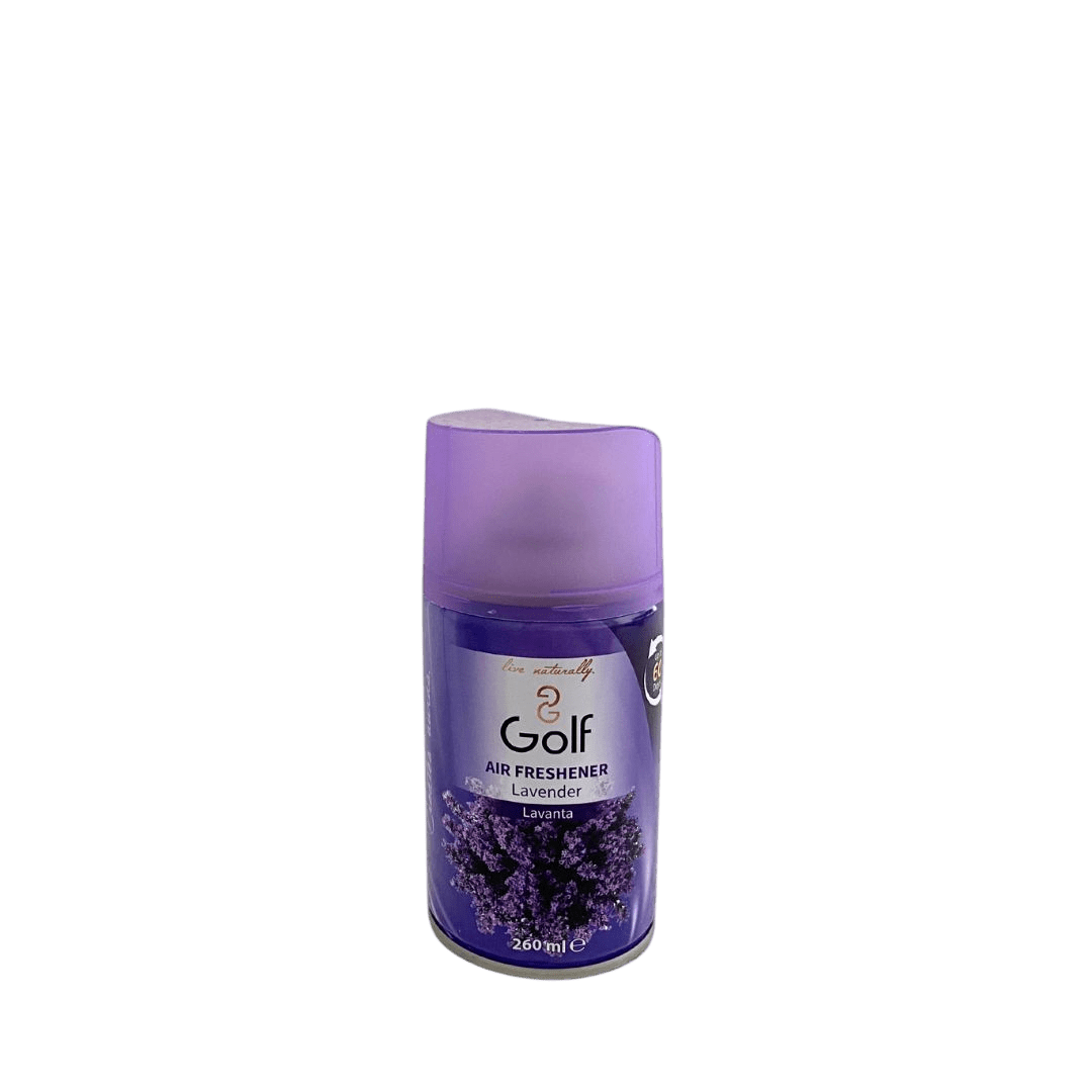 GOLF Náhradná náplň do automatického strojčeka - osviežovač Levanduľa 260 ml