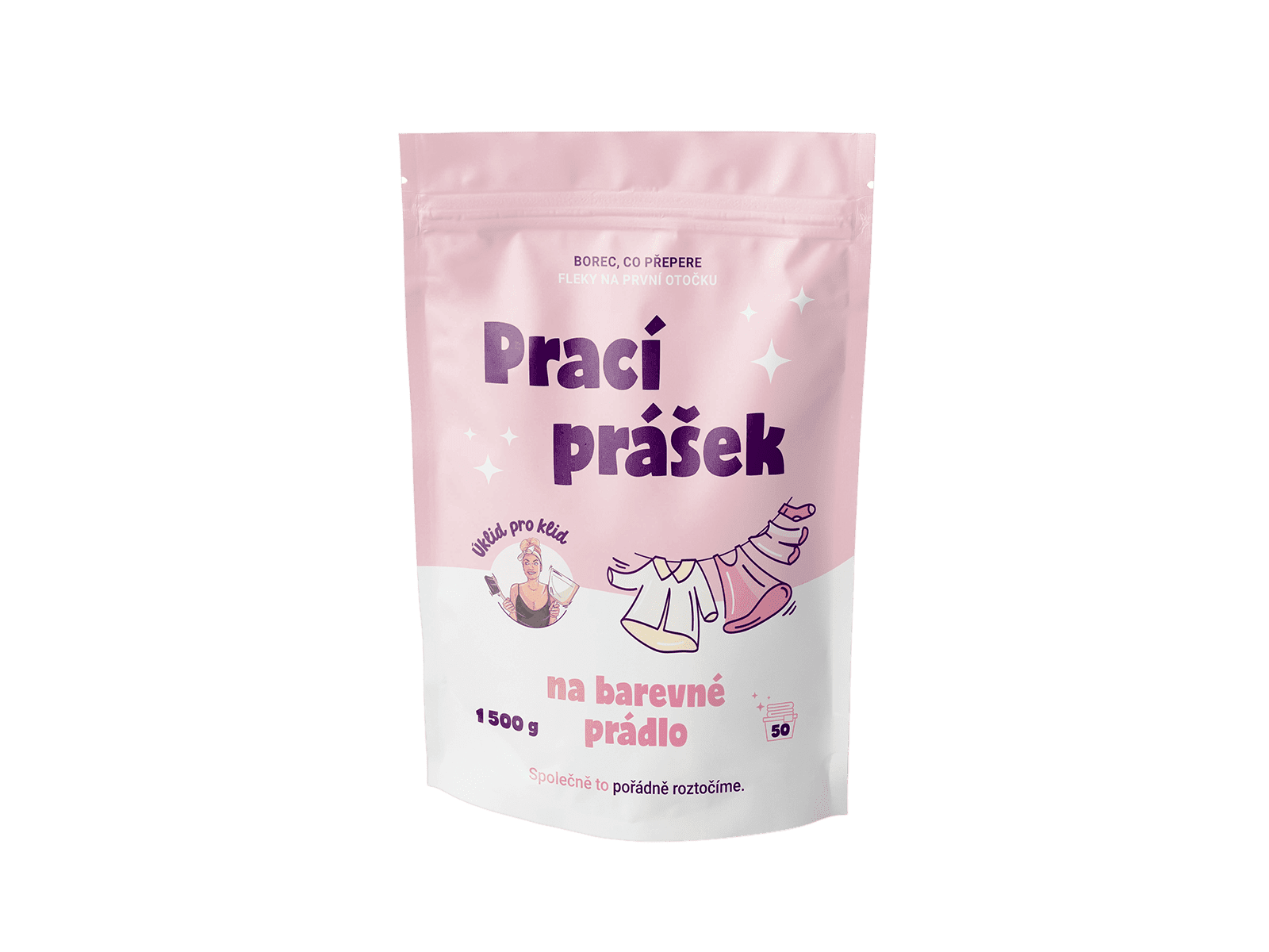 ÚKLID PRO KLID Prací prášok na farebnú bielizeň 1.5 kg