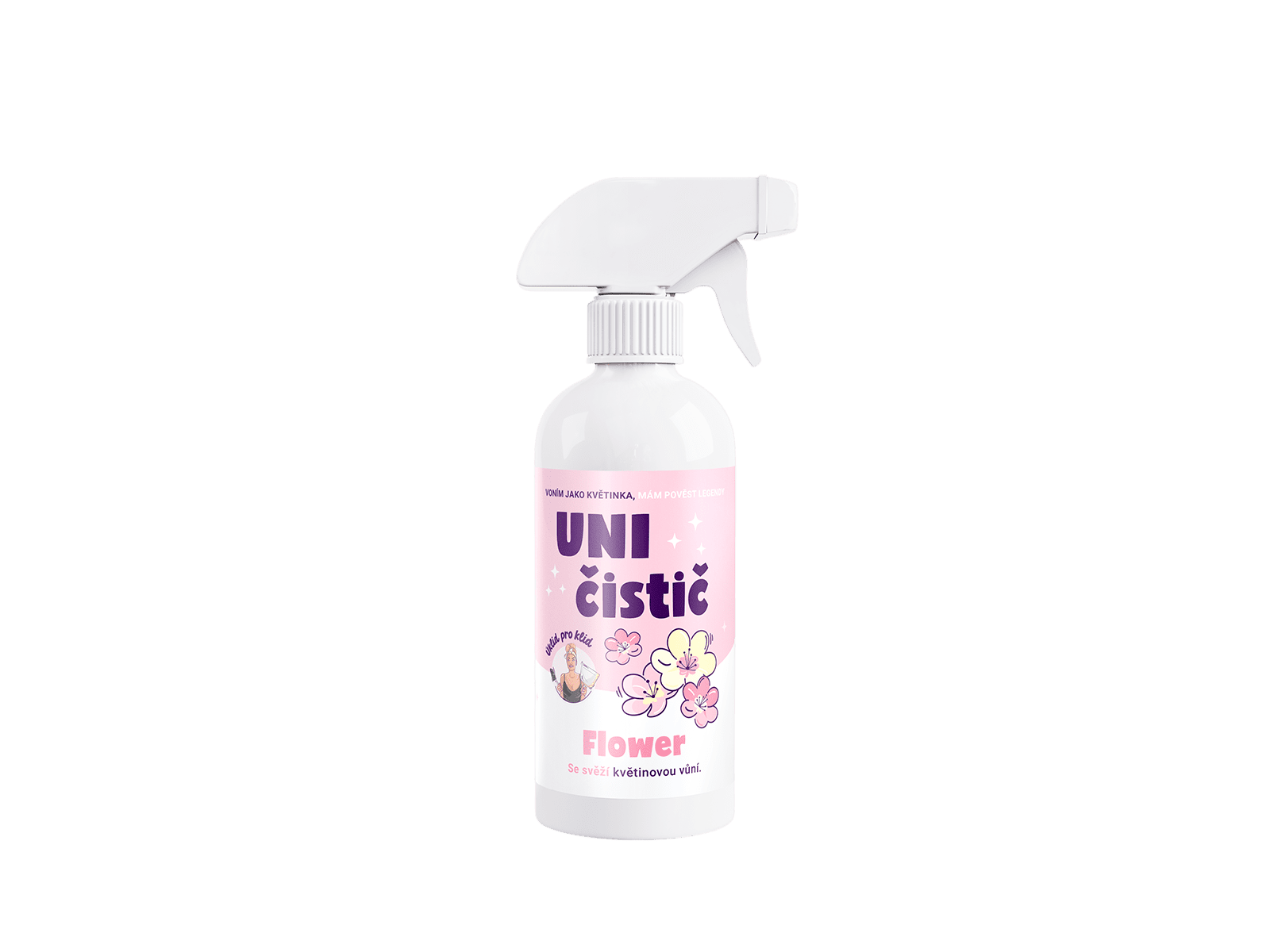 ÚKLID PRO KLID UNI čistič Flower 500 ml
