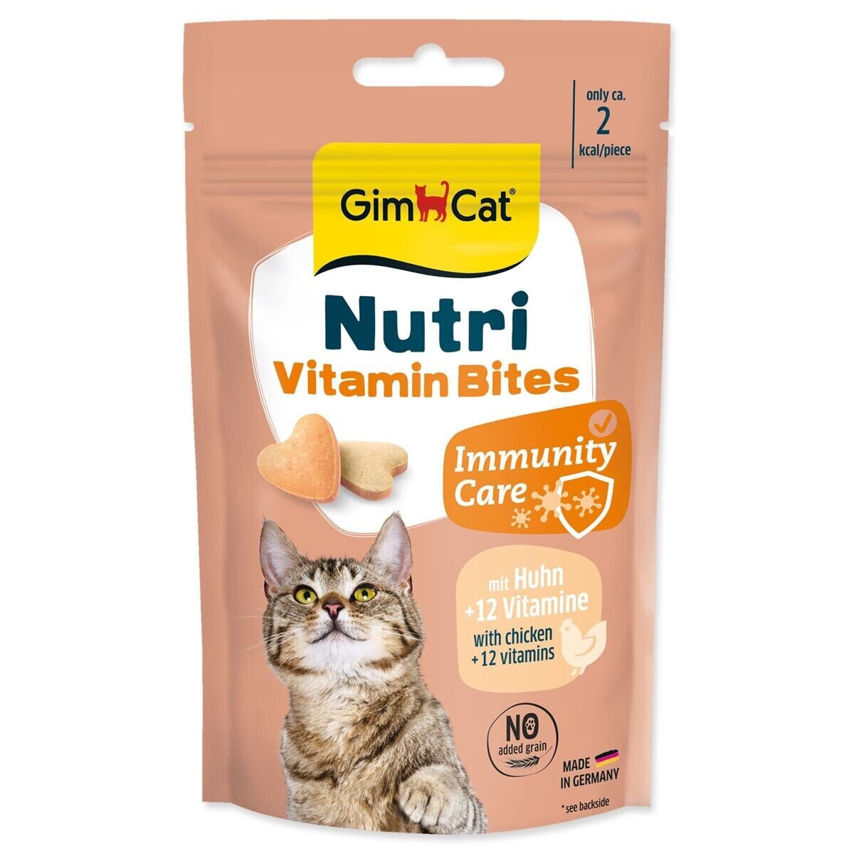 GimCat Nutri Vitamin Bites s kuracím - 40 g