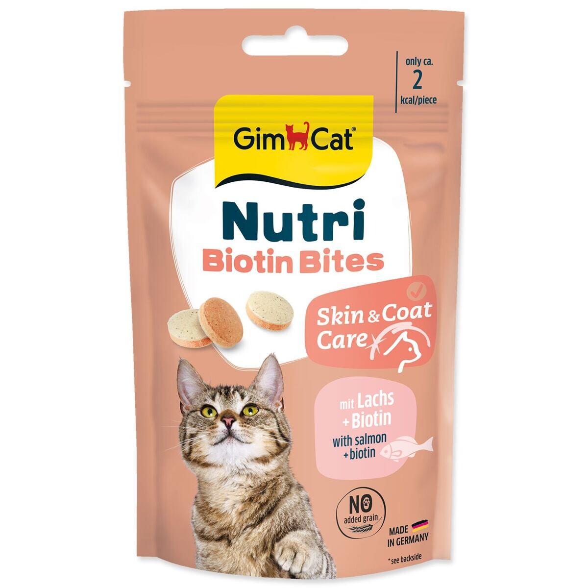 GimCat Nutri Biotin Bites s lososom - výhodné balenie: 3 x 40 g