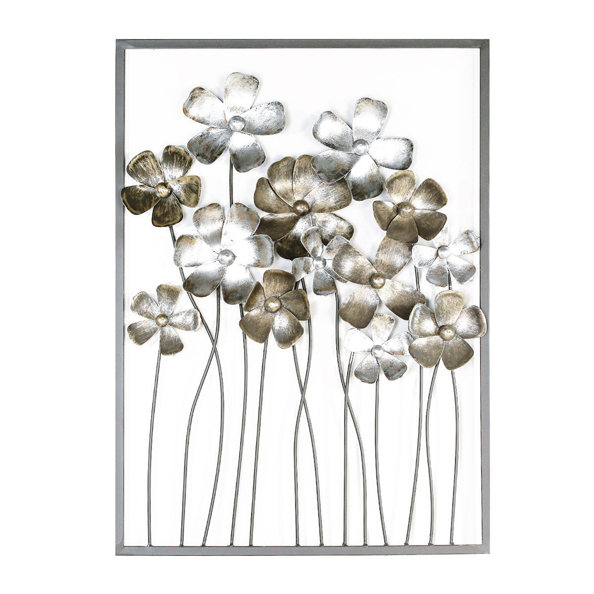 Nástenná dekorácia s kvetinovým motívom „Fleurs“