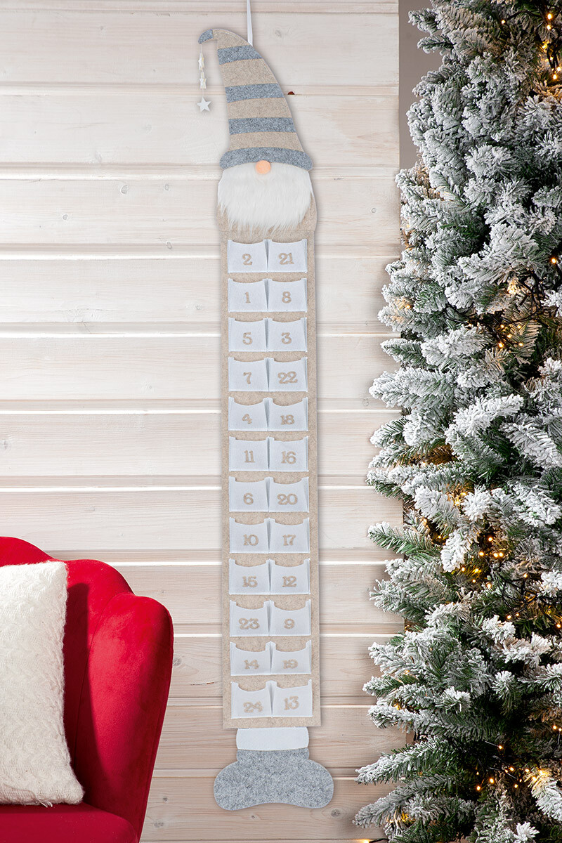 Adventný kalendár s trpaslíkom Bärtim, 135 cm