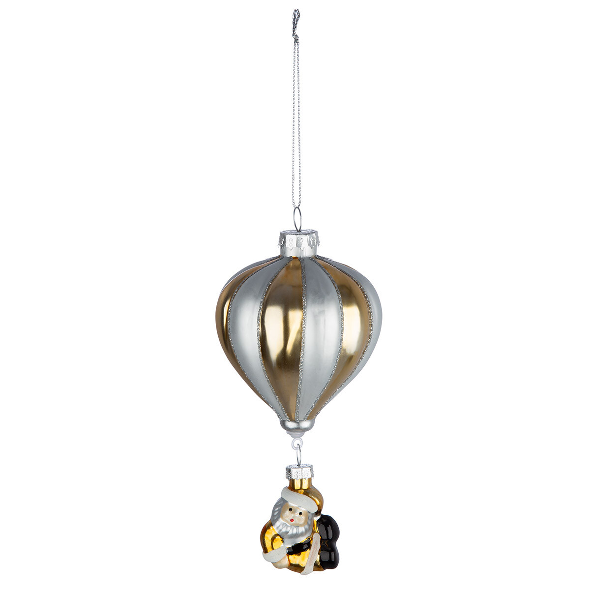 Vianočná ozdoba Balloon Santa Santa, 14,5 cm