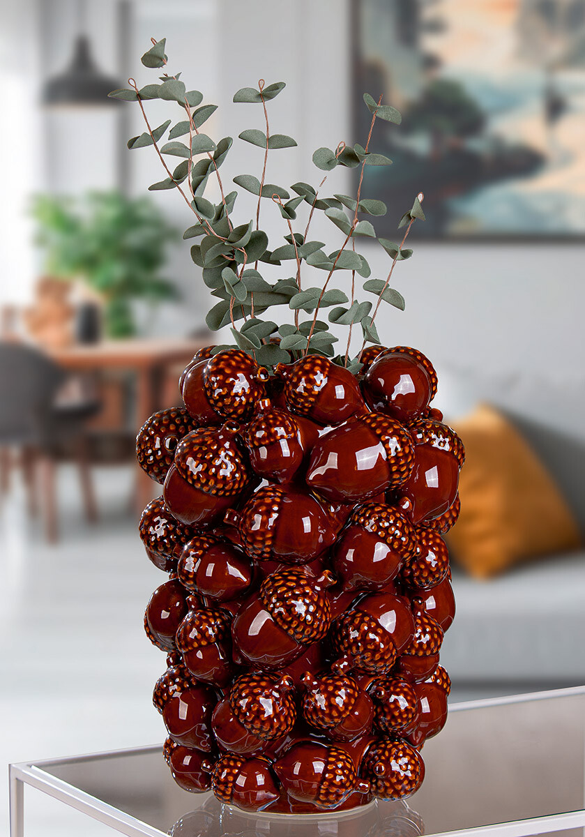 Valcovitá váza Bellota, 30 cm