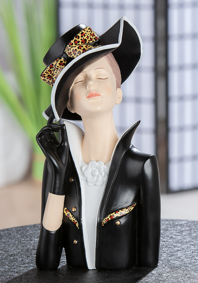 Dekoratívna soška Lady Leopard, 29 cm