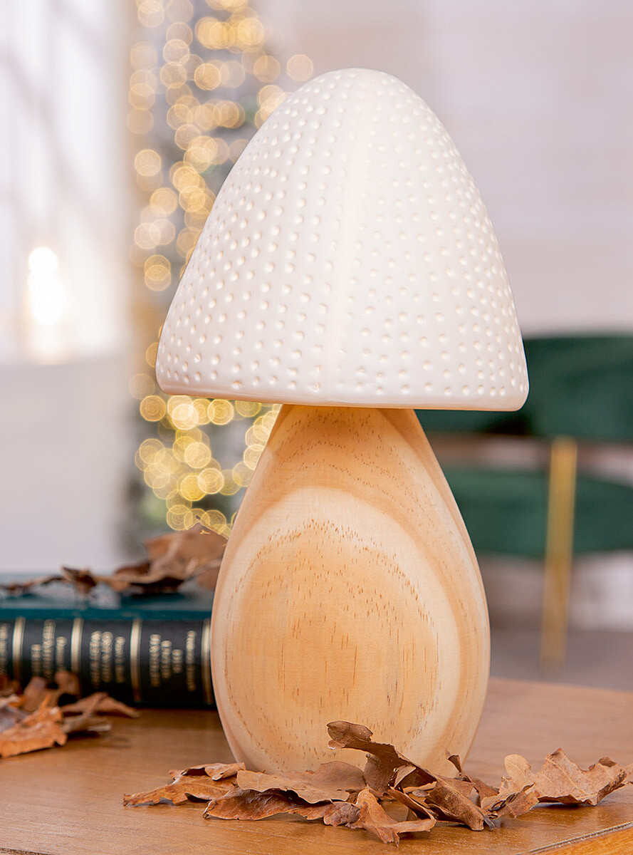 LED dekorácia Hubka, 23,5 cm