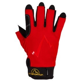 La Sportiva FERRATA GLOVES Red Veľkosť: XS