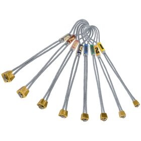 Rock Empire Climbing Stopper Brass Set 1-8 Veľkosť: #1 - #8