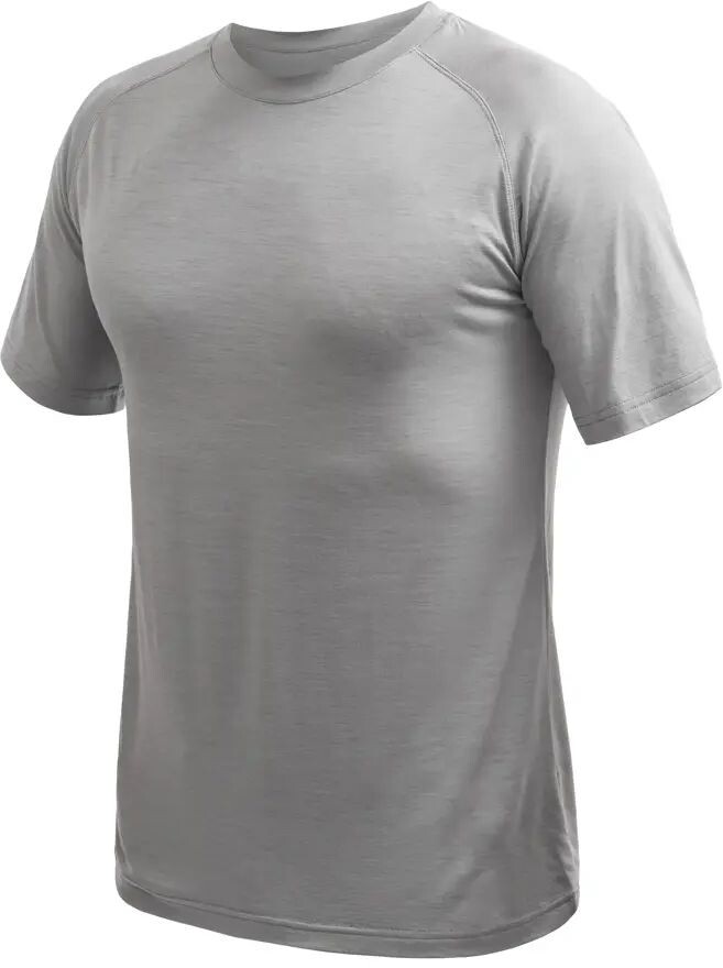 SENSOR MERINO ACTIVE NO LOGO pánske tričko kr.rukáv raglan šedá Veľkosť: S