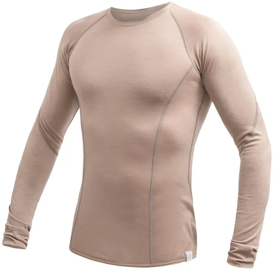 SENSOR MERINO ACTIVE pánske tričko dl.rukáv almond beige Veľkosť: S
