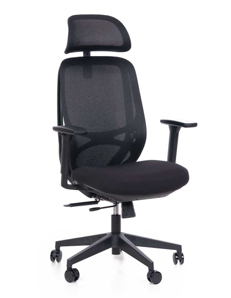 Kancelárska ergonomická stolička Sego Adapta - sieť, viac farieb čierna