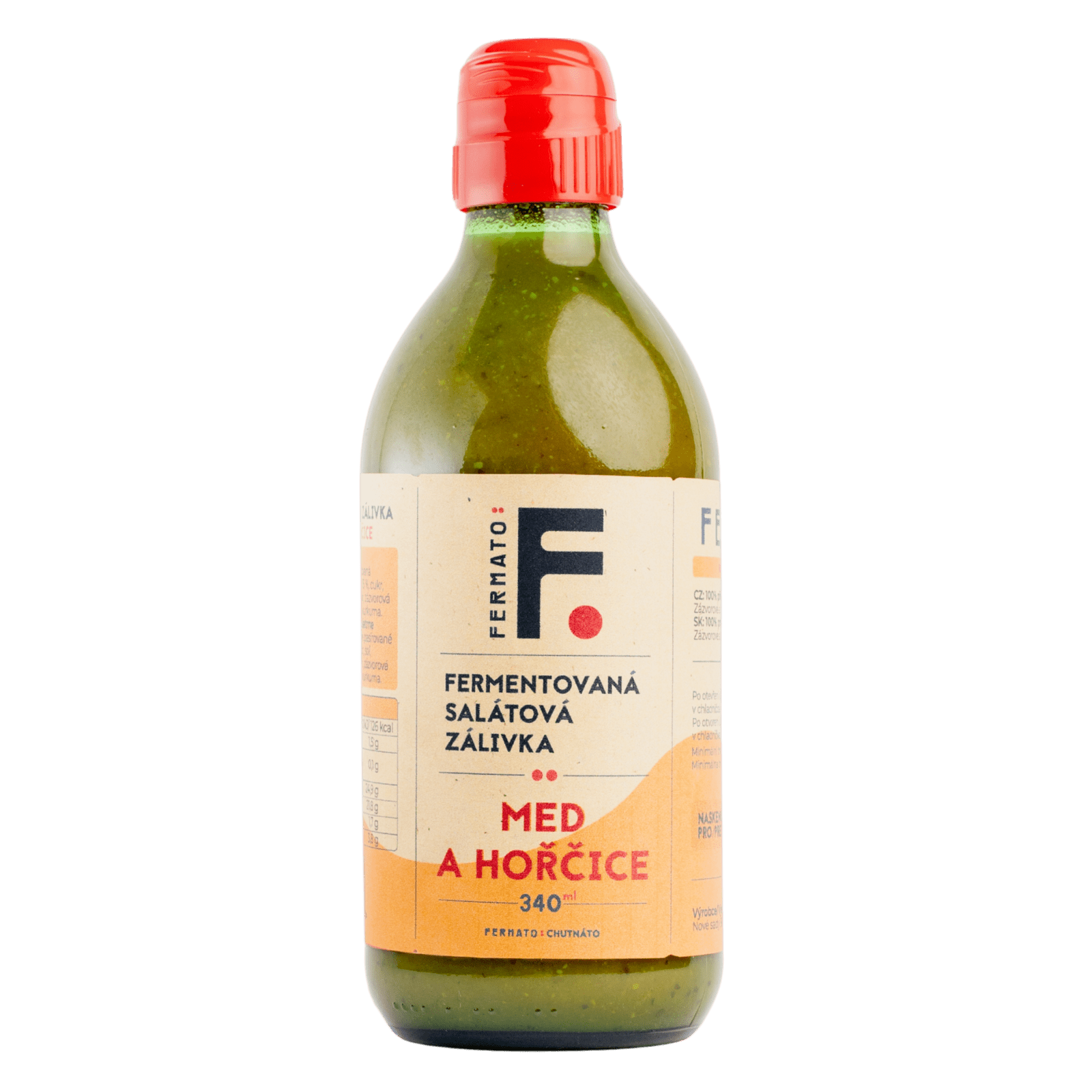 FERMATO Fermentovaná šalátová zálievka - Med a horčica 340 ml