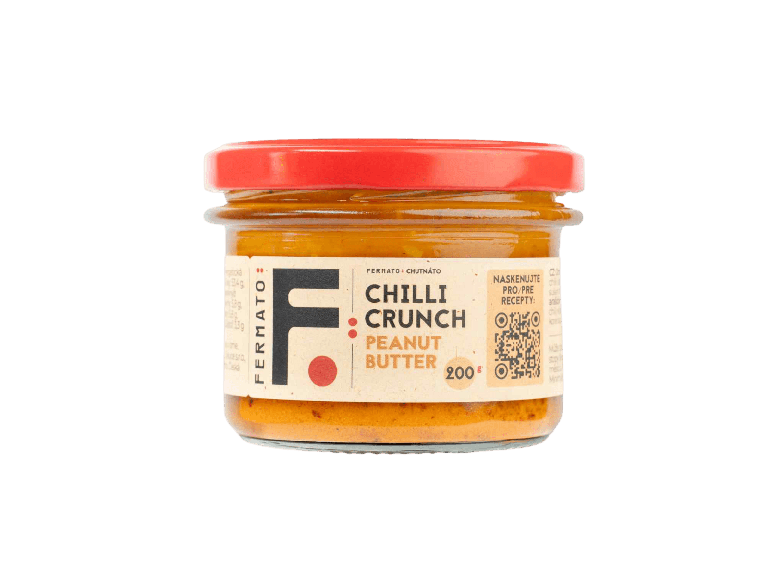 FERMATO Chilli crunch - Arašidové maslo 1 x 200 g