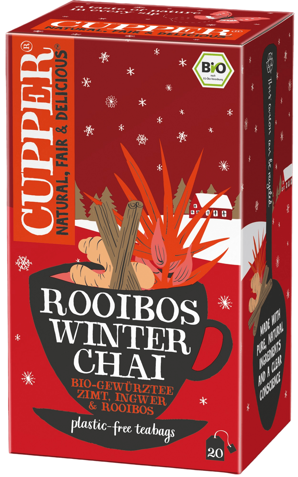 CUPPER BIO Rooibos Zimný 20 x 1.75 g