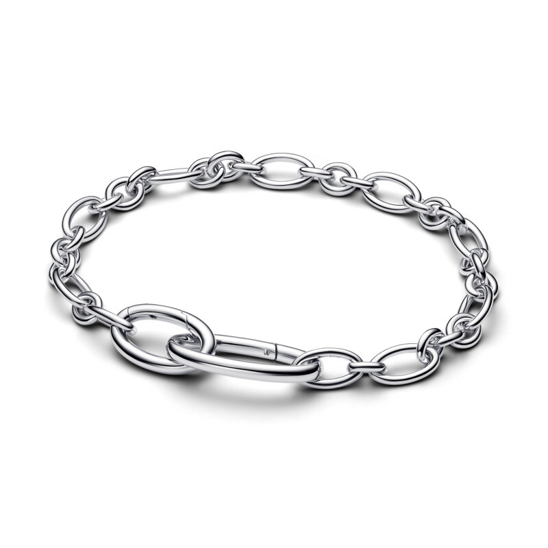 Pandora Strieborný náramok s oválnymi článkami ME 594678C00 23 cm