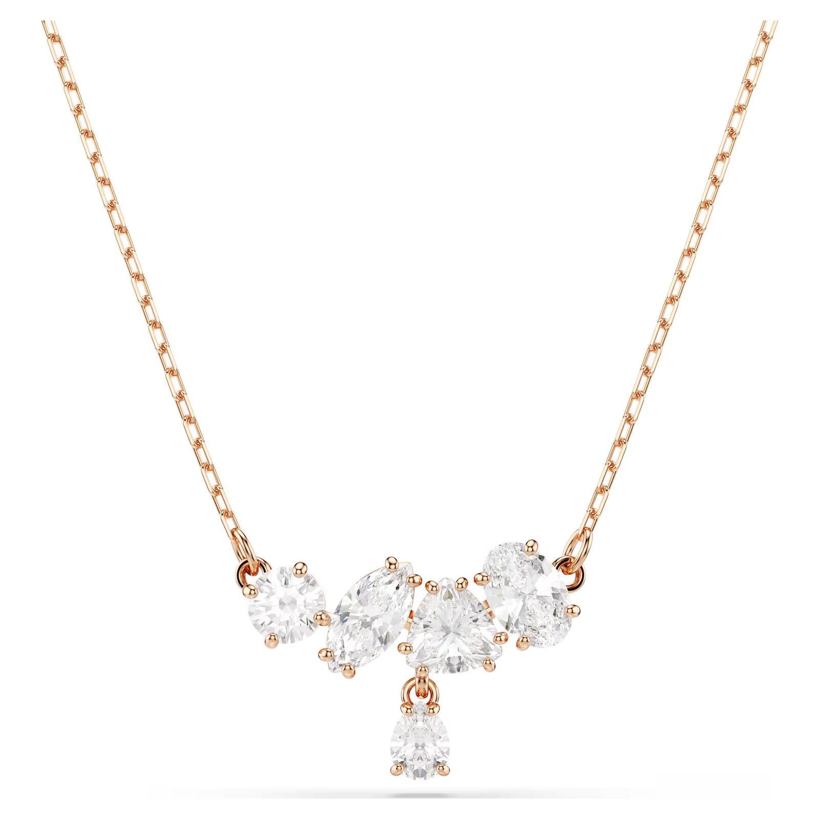 Swarovski Pozlátený náhrdelník s trblietavými zirkónmi Mesmera 5747996