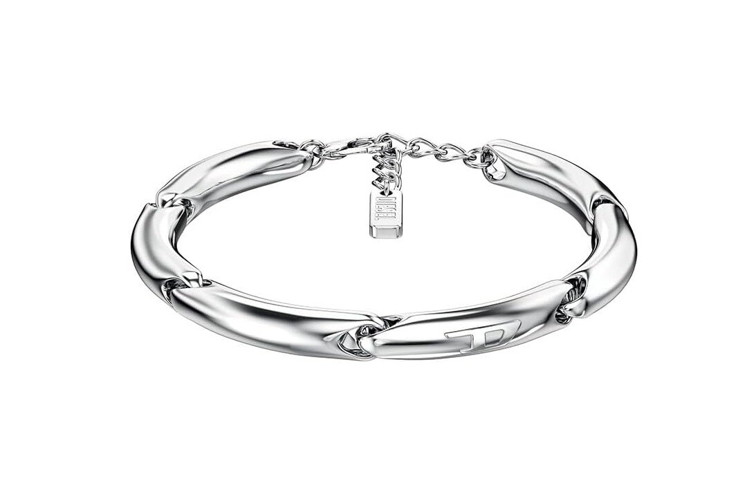 Diesel Moderný oceľový unisex náramok DX1696040