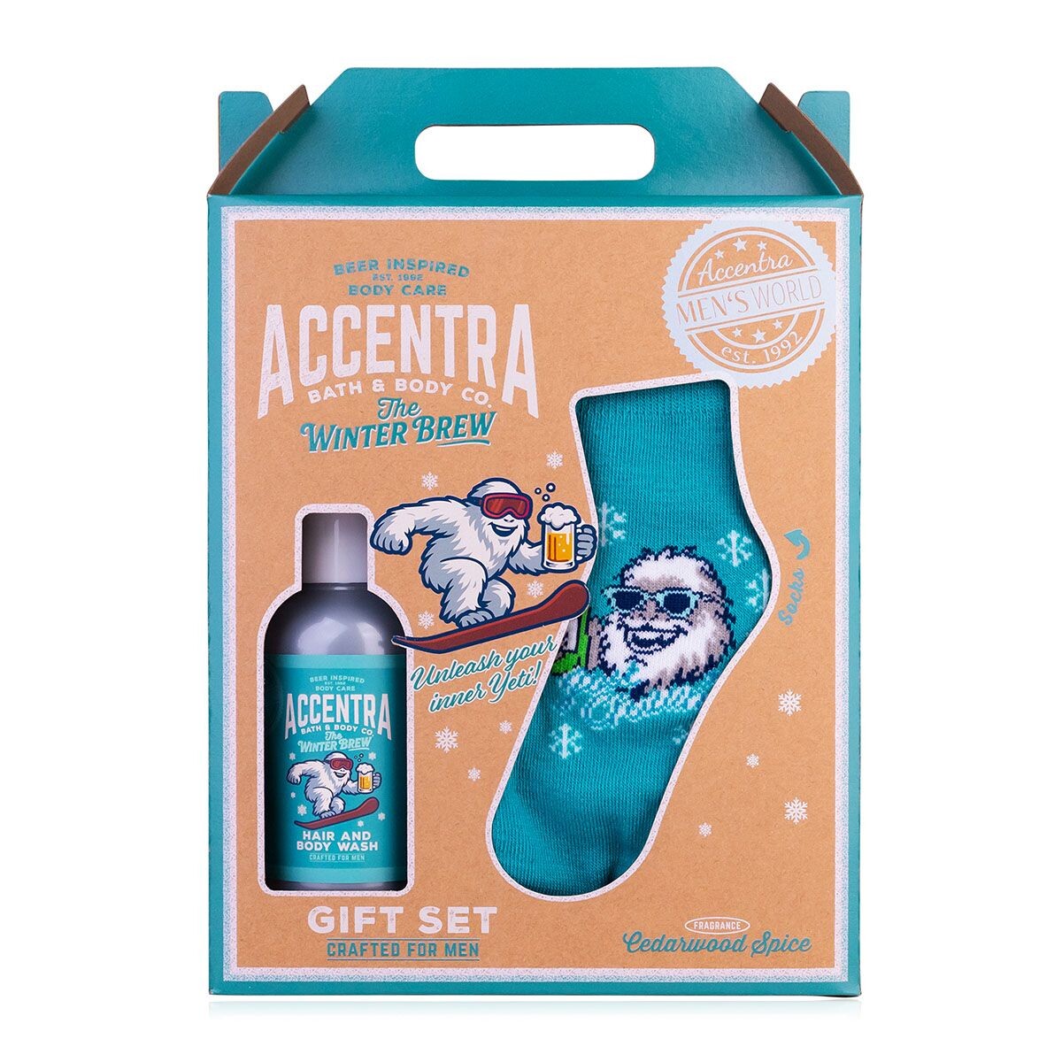 Accentra Darčeková sada s párom ponožiek Men`s Collection Winter Edition