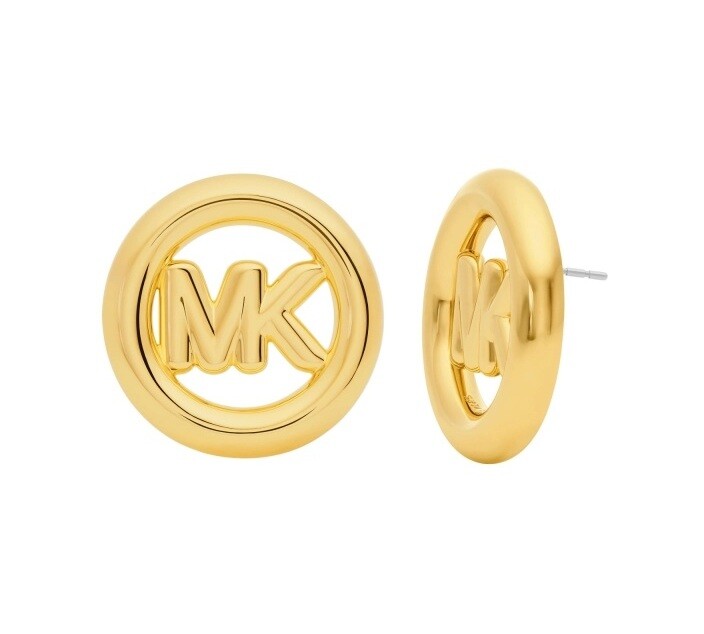Michael Kors Masívne pozlátené náušnice Premium MKJ8507710