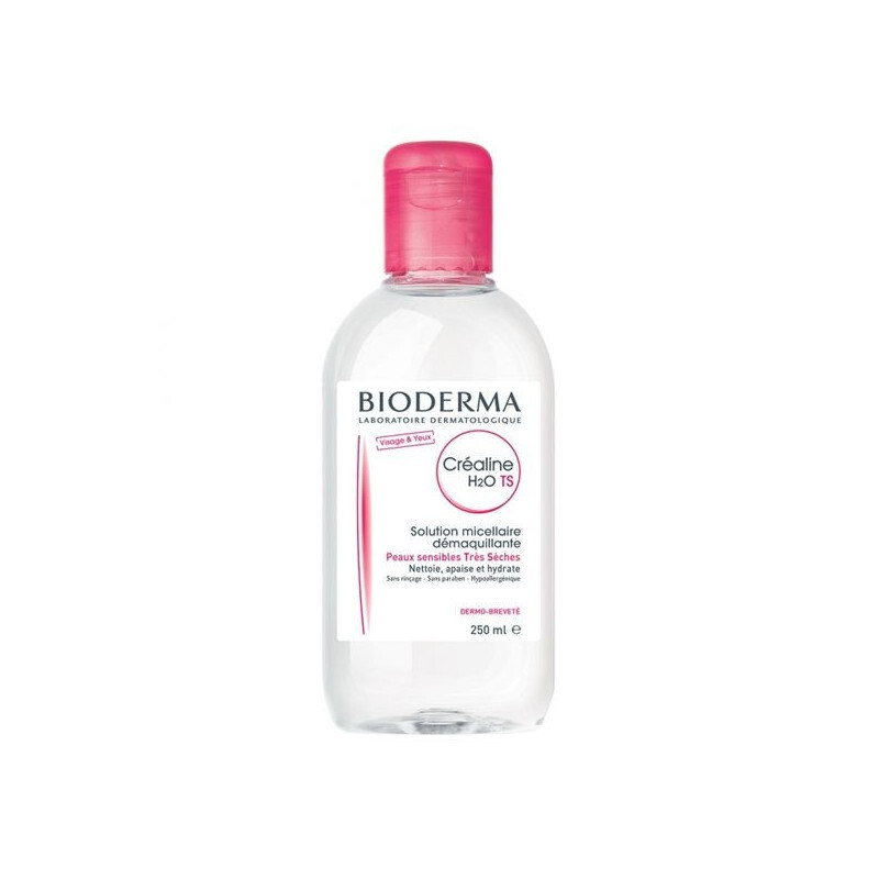 Bioderma Micelárna voda pre citlivú a suchú pleť Créaline H2O TS Cleansing Micellar Water 250 ml