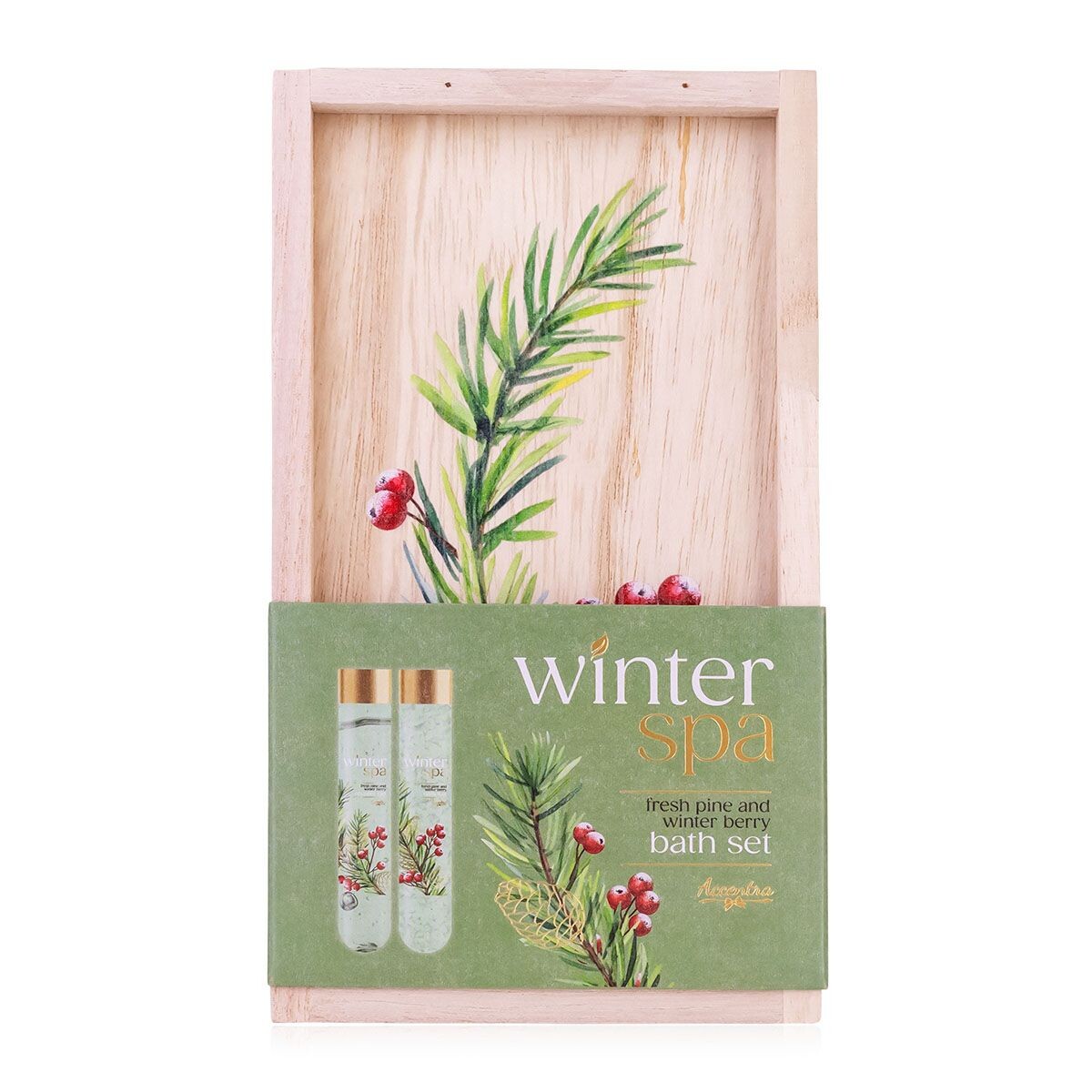 Accentra Darčeková sada v drevenej krabičke Winter Spa