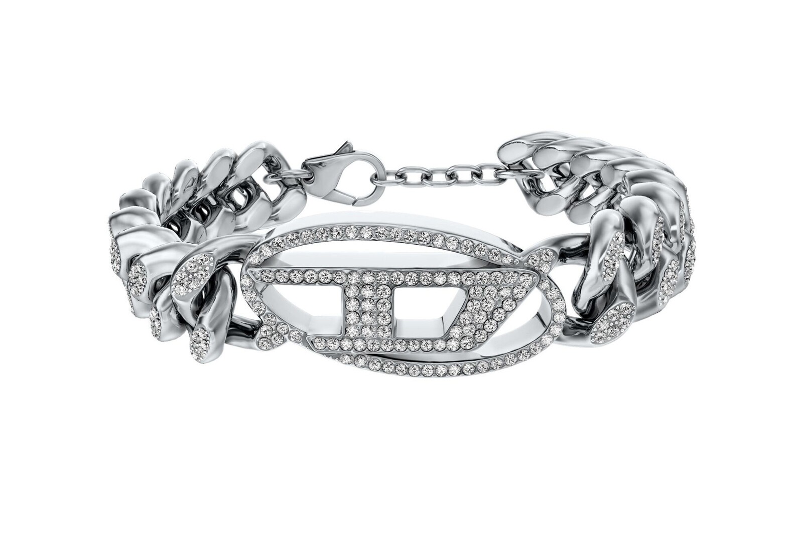 Diesel Fashion trblietavý unisex náramok z ocele DX1707040