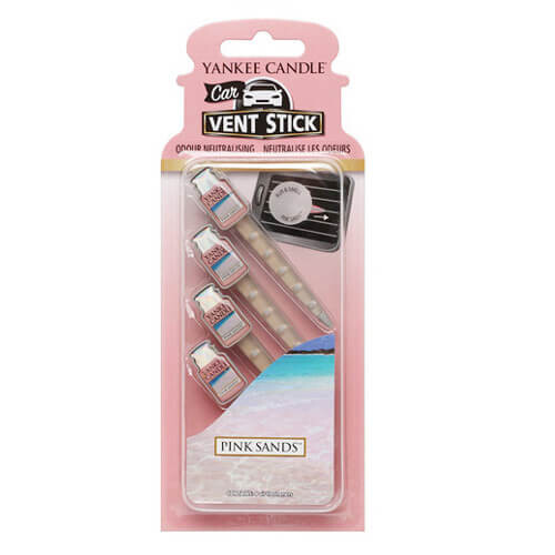 Yankee Candle Vonné štipce do auta Pink Sands 4 ks