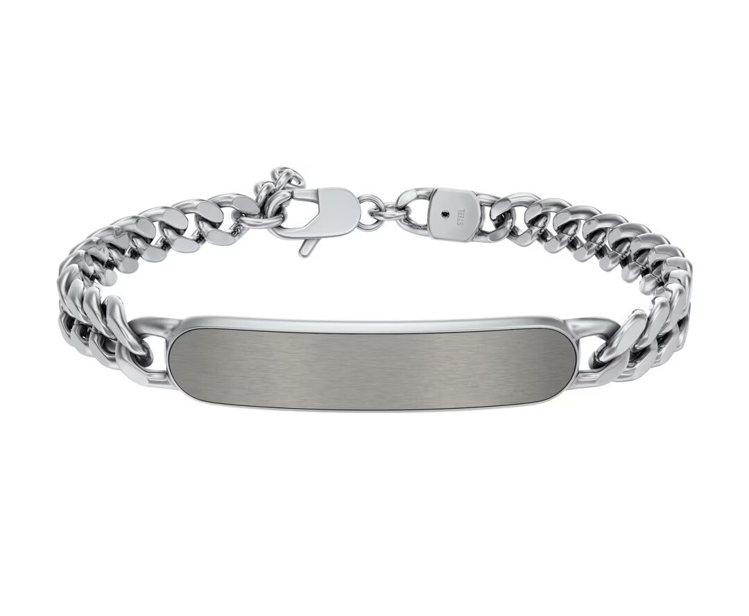 Fossil Nadčasový pánsky náramok z ocele Ellis JF04982998