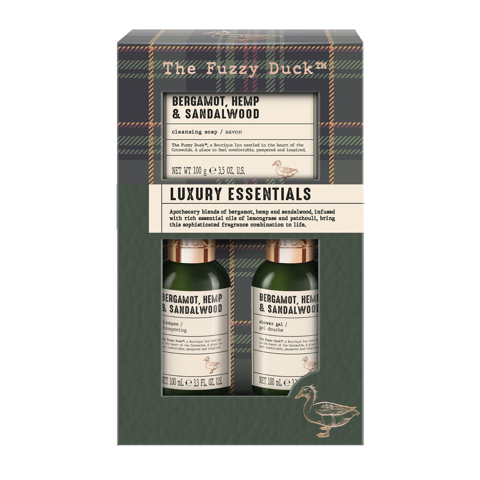 Baylis & Harding Darčeková sada Bergamot, Hemp & Sandalwood 3 ks