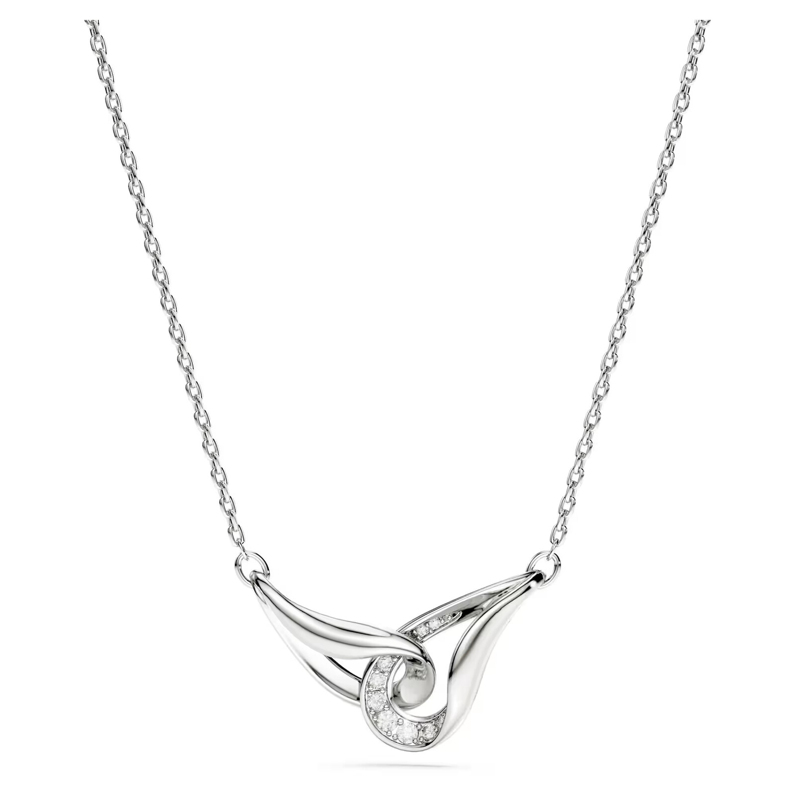 Swarovski Strieborný náhrdelník s trblietavými zirkónmi Classica 5740343