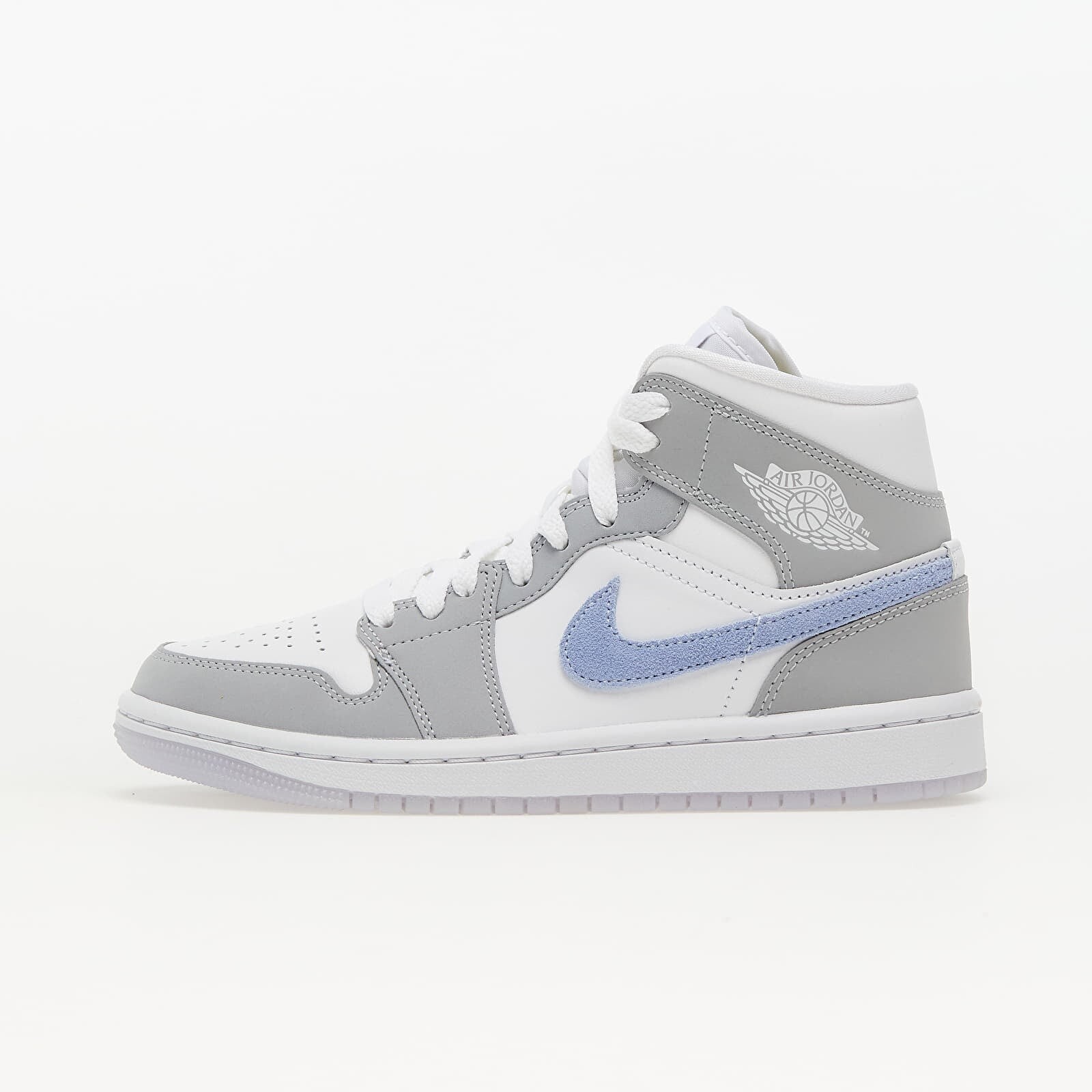 Tenisky Air Jordan 1 Mid White/ Aluminum-Wolf Grey EUR 44