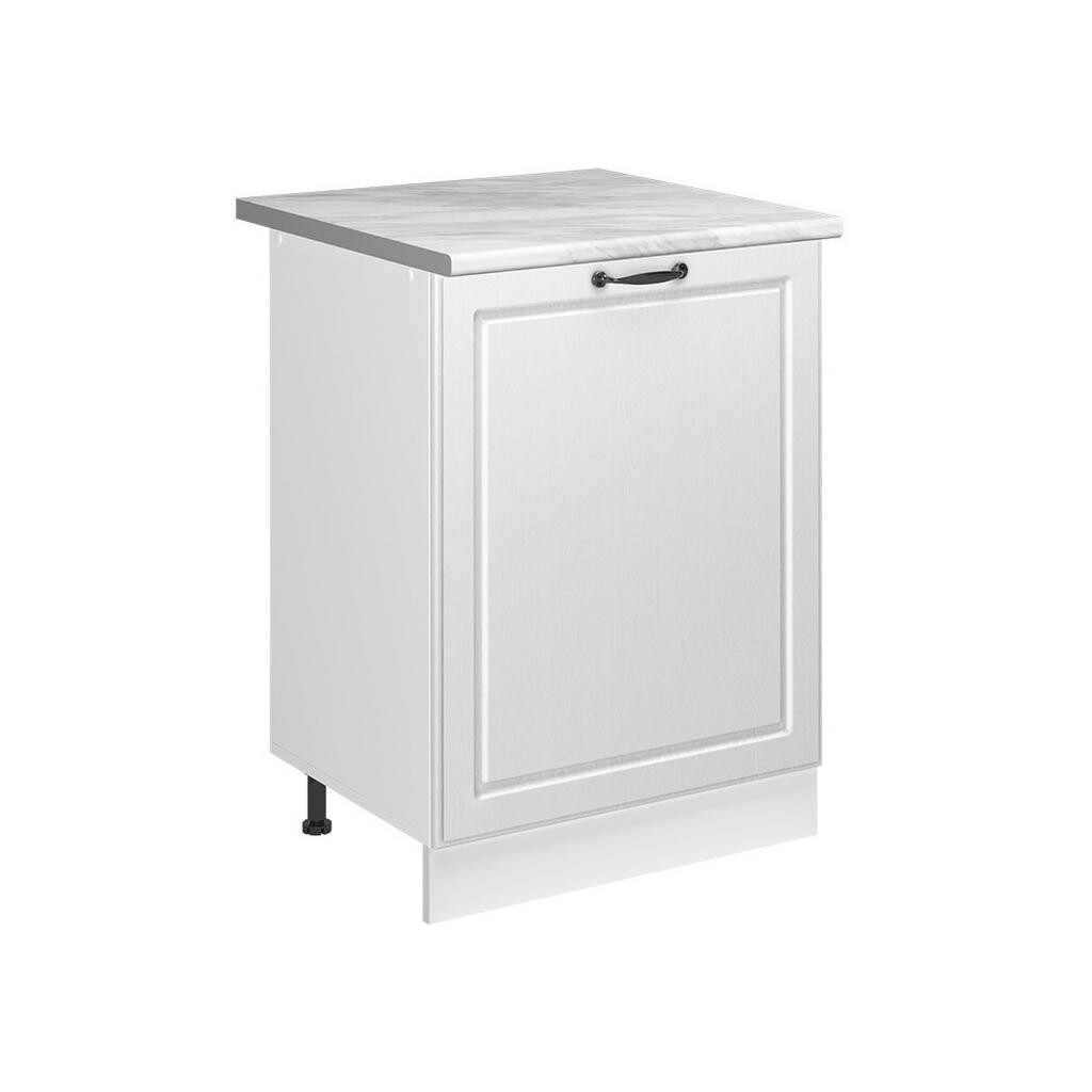 Vicco KUCHYNSKÁ SPODNÁ SKRINKA R-Line, Biely vidiecky dom/biely, 60 cm s 1 dverami Marmori työtaso