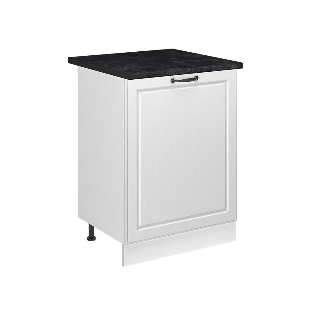 Vicco KUCHYNSKÁ SPODNÁ SKRINKA R-Line, Biely vidiecky dom/biely, 60 cm s 1 dverami antrasiitti työtaso