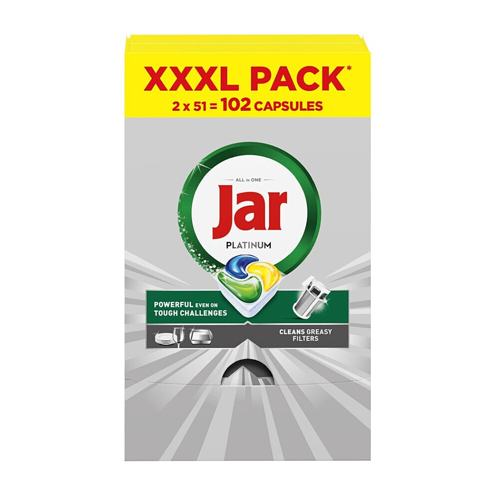 JAR Tablety do umývačky Platinum Box 2 x 51 kusov