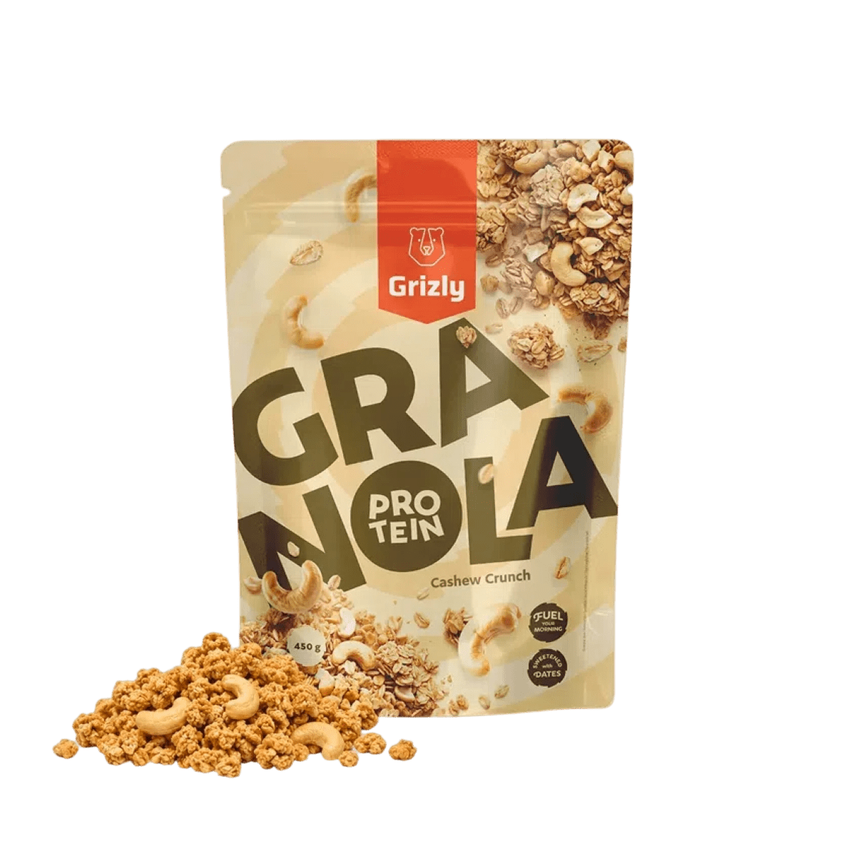 GRIZLY Granola proteín kešu crunch 450 g