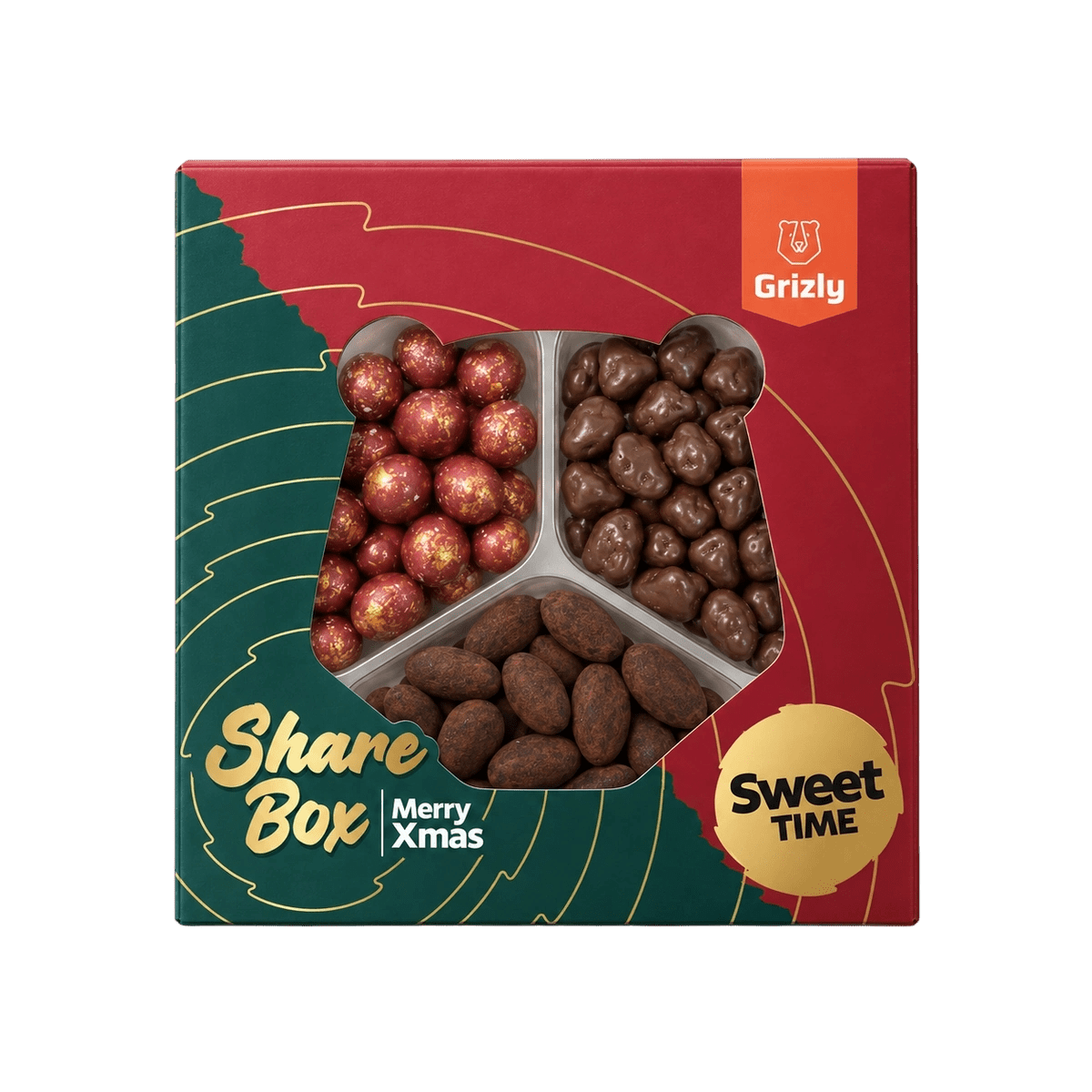 GRIZLY Merry Xmas Share Box Sweet Time 270 g